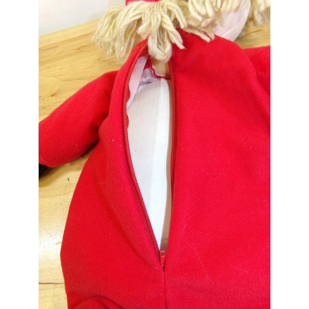 Santas‎ Best Hang 'n Stuff Christmas Stocking Raggedy Doll Vintage Rennoc